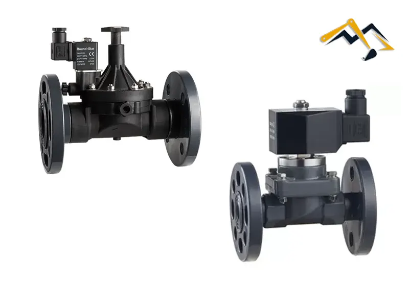 Van điện từ nhựa lắp bích