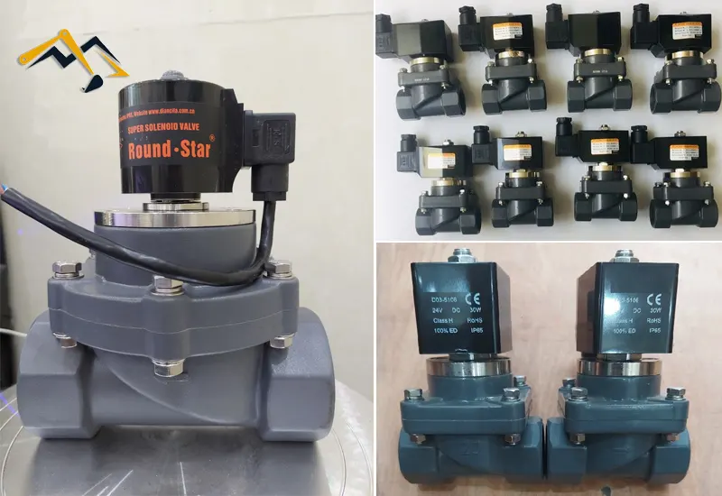 Van điện từ nhựa nối ren 