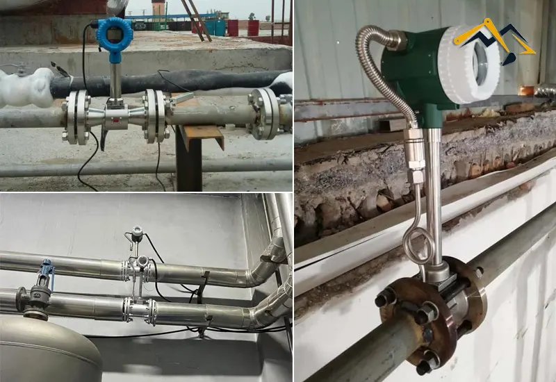 Một số hình ảnh về đồng hồ đo lưu lượng Vortex lắp đặt trong các hệ thống