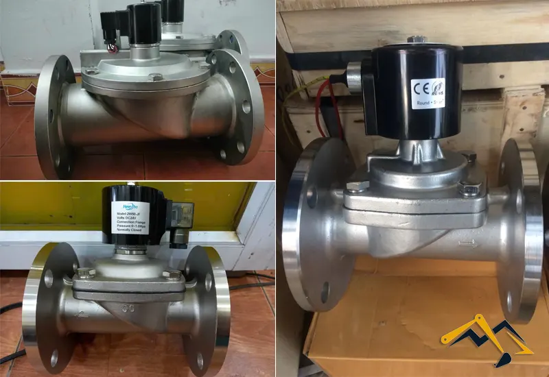 Van điện từ mặt bích 