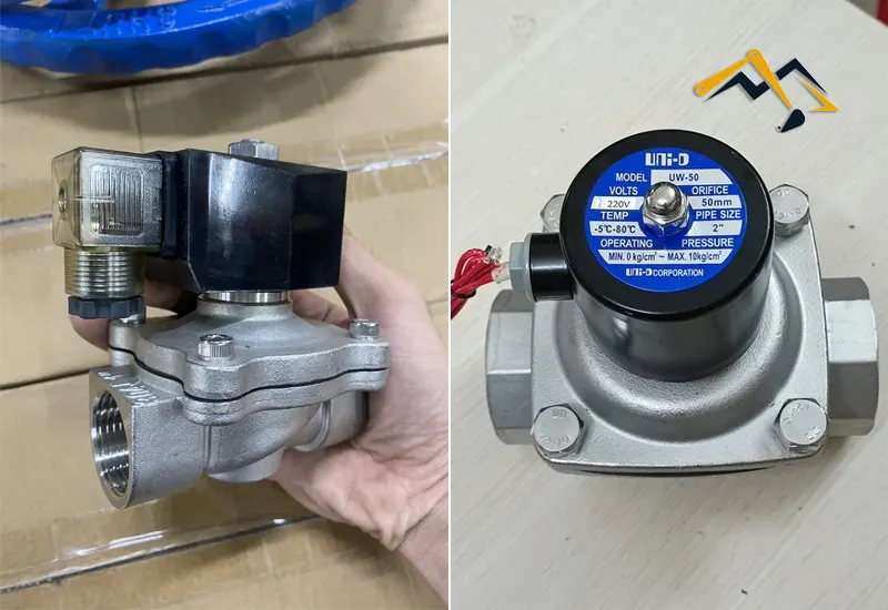 van điện từ inox thường đóng 