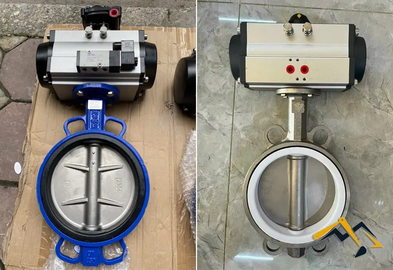 Van bướm điều khiển  khí nén 