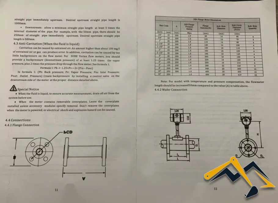 Catalogue đồng hồ đo lưu lượng hơi nóng