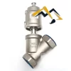 Van Y xiên khí nén đầu inox