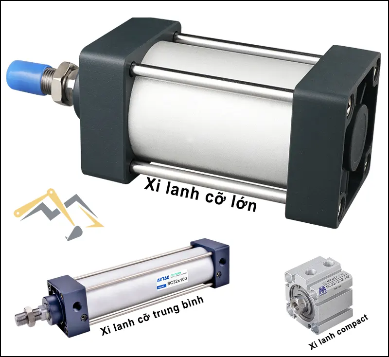 Phân loại xi lanh theo kích thước